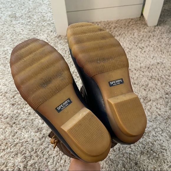 SPERRY • saltwater navy boot SIZE 6 - Picture 6 of 7